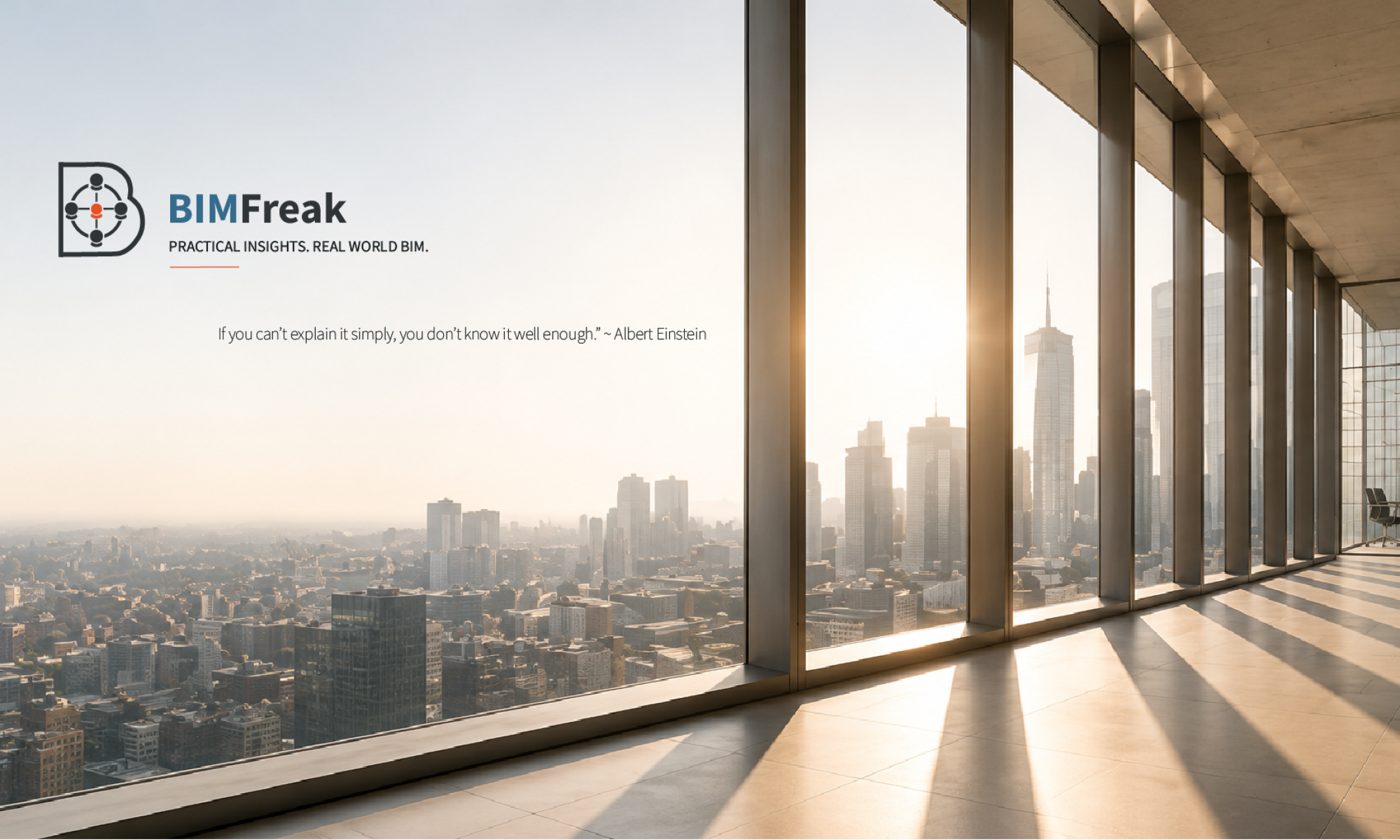 BIMFreak Hero Image + Quote